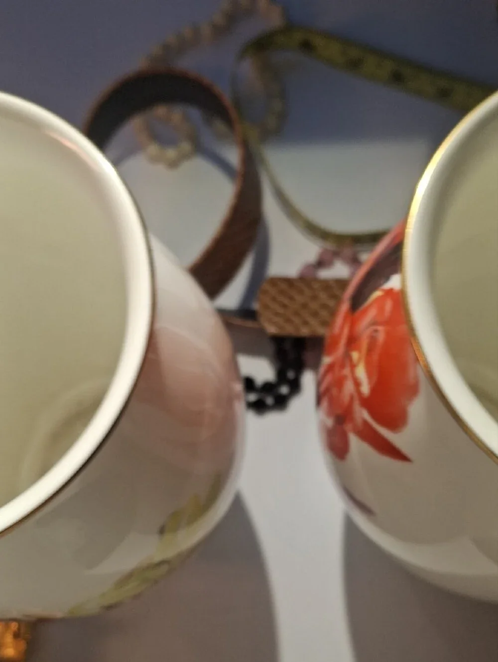 Pair of Vintage Noritake Nippon Toki Kaisha Bone China Iris Vases Signed A. Suku